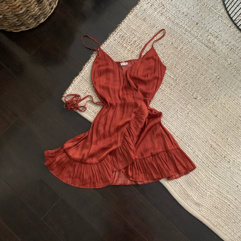 Free People All My Love Wrap Slip Dress, Size S. NWT. - Picture 2 of 8